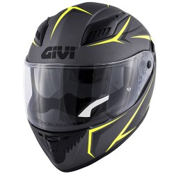 CASCO INTEGRALE 40.5 X-FIBER TITANIO GIALLO GIVI