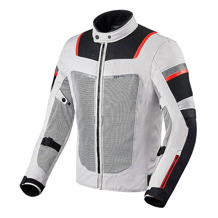 Giacca traforata In Tessuto TORNADO 3 LADIES argento Nero | Rev'It