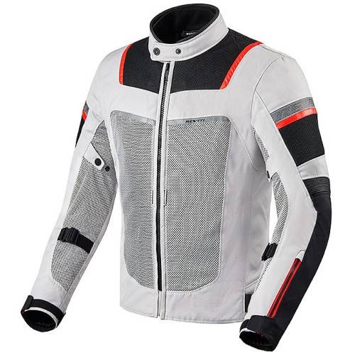 Giacca traforata In Tessuto TORNADO 3 LADIES argento Nero | Rev'It