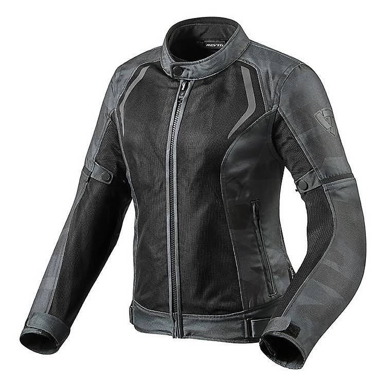 Giacca traforata TORQUE LADY Camo Nero Grigio | Rev'It
