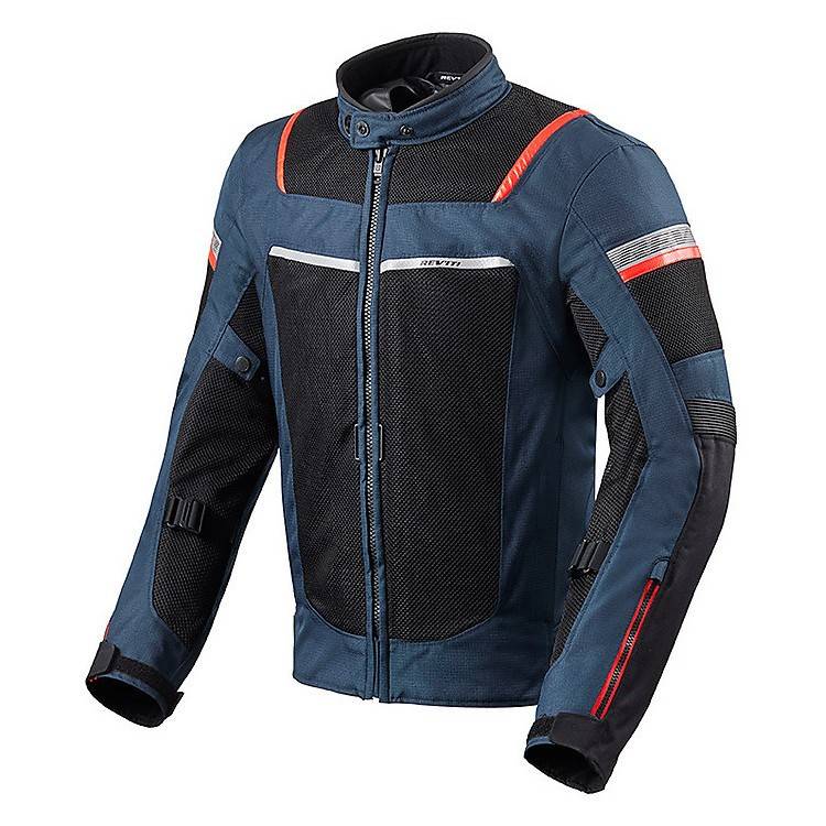 Giacca traforata In Tessuto TORNADO 3 Blu Scuro Nero | Rev'It