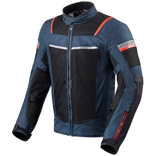 Giacca traforata In Tessuto TORNADO 3 Blu Scuro Nero | Rev'It