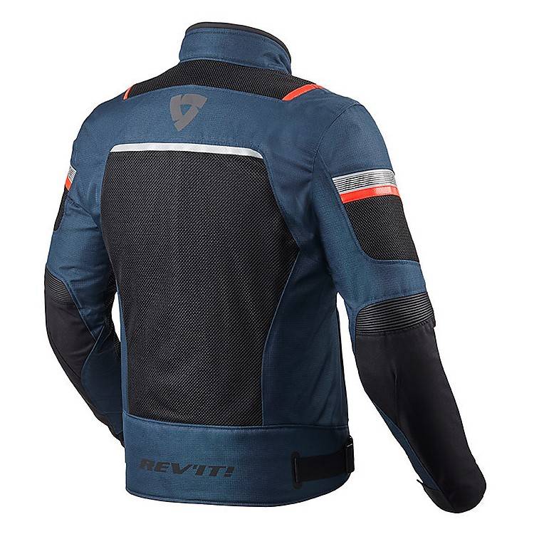 Giacca traforata In Tessuto TORNADO 3 Blu Scuro Nero | Rev'It