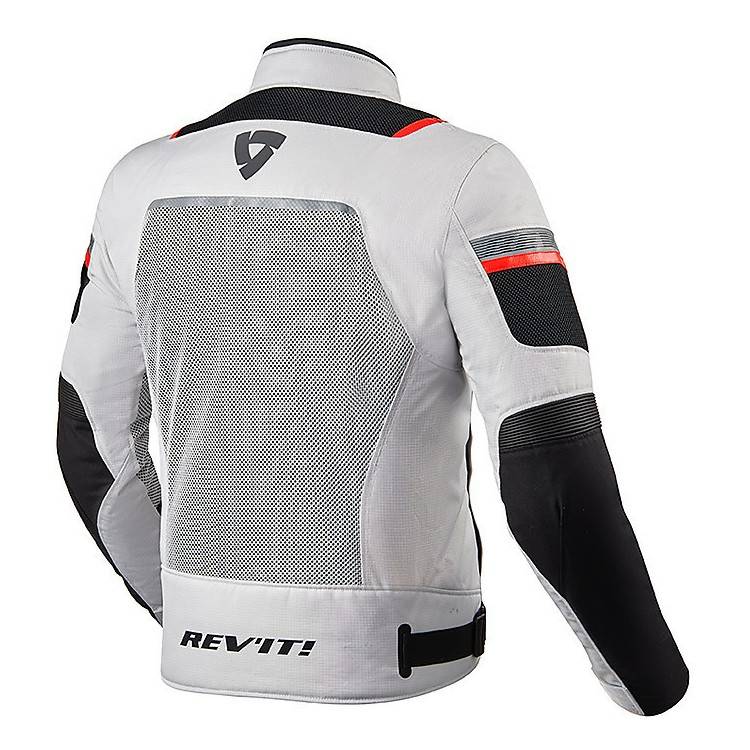 Giacca traforata In Tessuto TORNADO 3 argento Nero | Rev'It