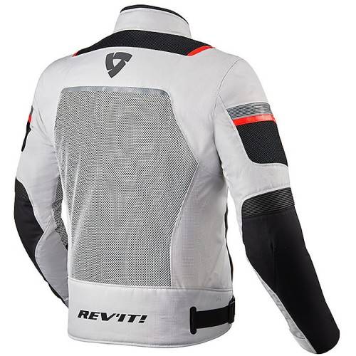 Giacca traforata In Tessuto TORNADO 3 argento Nero | Rev'It