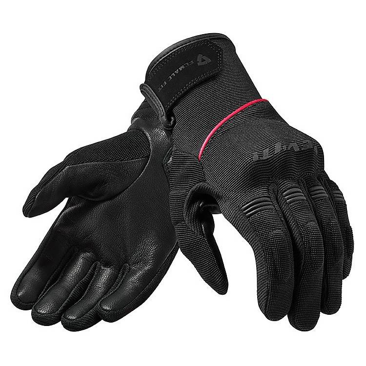 Guanti in Tessuto Estivi MOSCA LADIES Nero Rosa | Rev'It