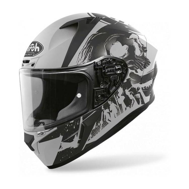 CASCO VALOR AKUNA GREY MATT | AIROH