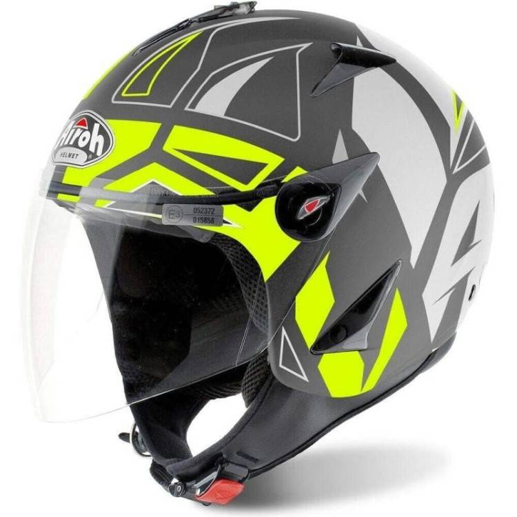 CASCO JT CONVERT YELLOW MATT | AIROH