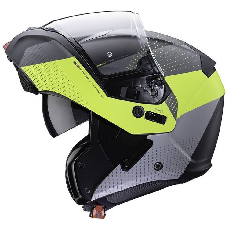 CASCO HORUS SCOUT matt black/yellow f/anthracite/silver  | CABERG