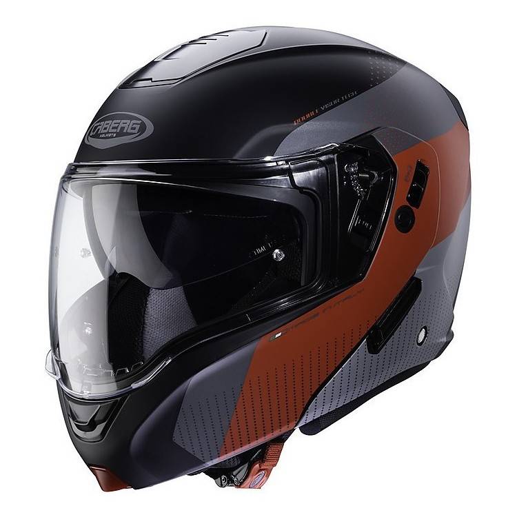 CASCO HORUS SCOUT matt black/red fluo/anthracite/silver | CABERG