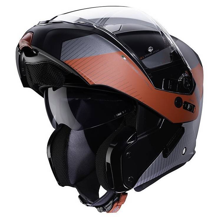 CASCO HORUS SCOUT matt black/red fluo/anthracite/silver | CABERG