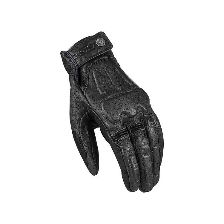 GUANTO MOTO LS2 RUST MAN GLOVES BLACK LEATHER
