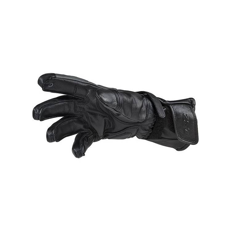 GUANTO MOTO LS2 ONYX MAN GLOVES BLACK  LEATHER