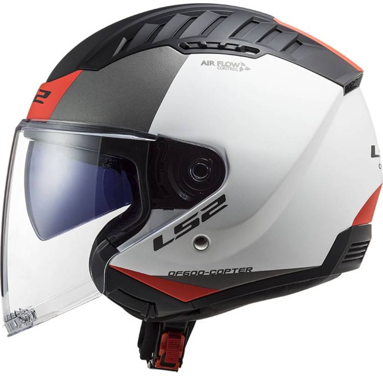 CASCO LS2 OF600 COPTER URBANE MATT WHITE BLACK