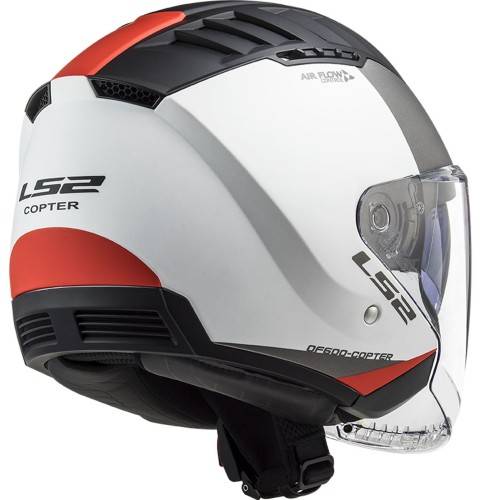 CASCO LS2 OF600 COPTER URBANE MATT WHITE BLACK