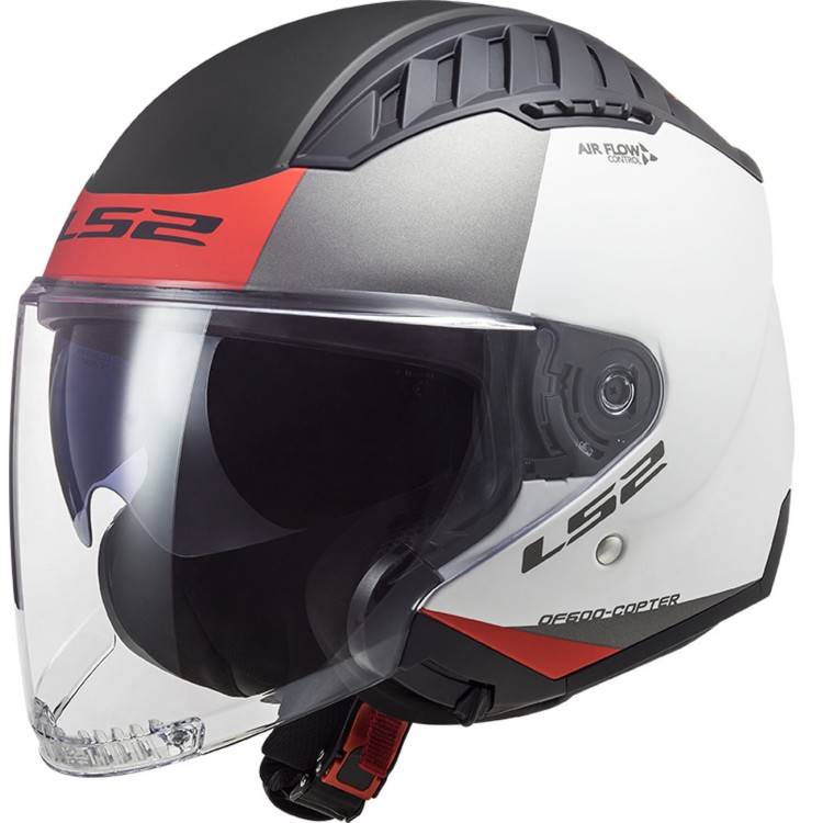 CASCO LS2 OF600 COPTER URBANE MATT WHITE BLACK