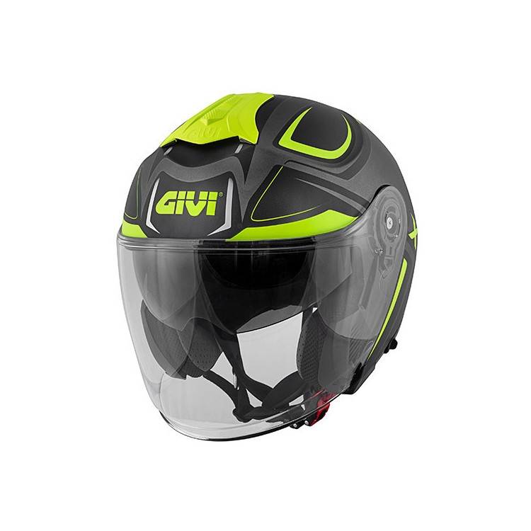Casco Givi X.22 Planet Hyper Titanio Giallo