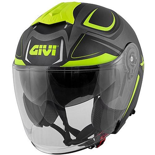 Casco Givi X.22 Planet Hyper Titanio Giallo