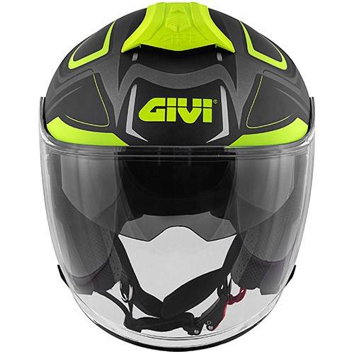 Casco Givi X.22 Planet Hyper Titanio Giallo