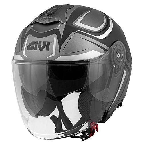 Casco Givi X.22 Planet Hyper Titanio Argento