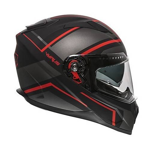 Casco Integrale VYRUS ND92 BM Nero Rosso Opaco | PREMIER