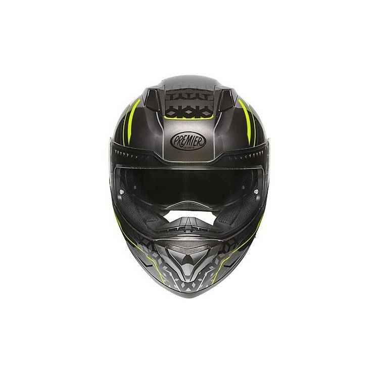 Casco Integrale VYRUS EM Y17 Nero Grigio Giallo Fluo | PREMIER