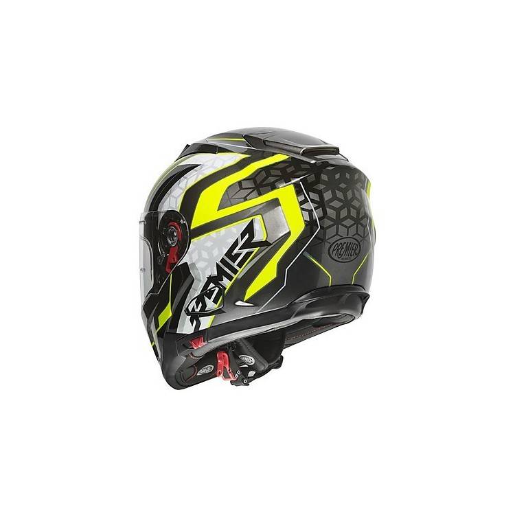 Casco Integrale VYRUS EM Y17 Nero Grigio Giallo Fluo | PREMIER
