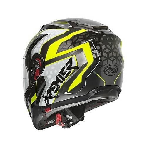 Casco Integrale VYRUS EM Y17 Nero Grigio Giallo Fluo | PREMIER