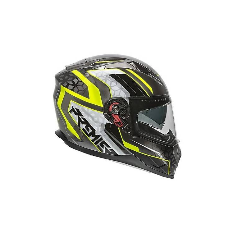 Casco Integrale VYRUS EM Y17 Nero Grigio Giallo Fluo | PREMIER
