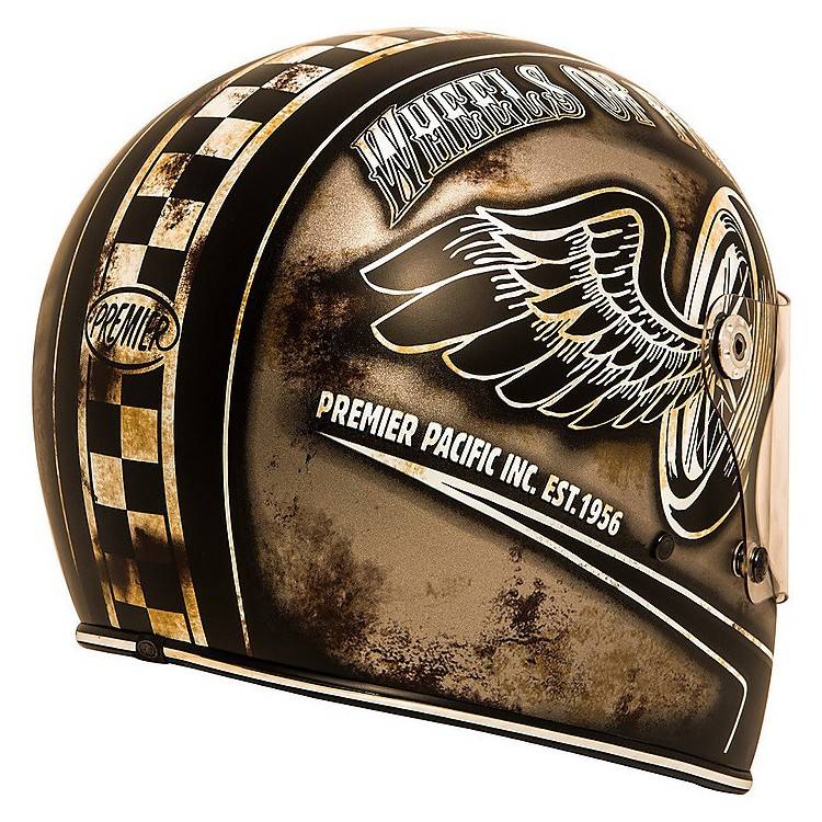 Casco Integrale Trophy Stile anni 70 OP 9 BM Opaco | PREMIER