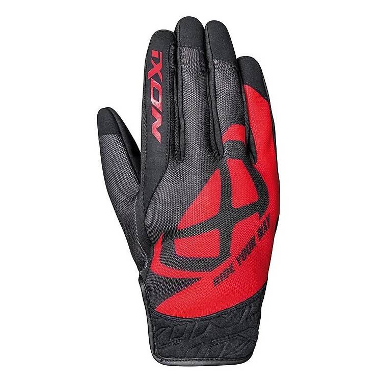 RS SLICKER GUANTO EST. TESSSUTO UOMO ROSSO/NERO | IXON
